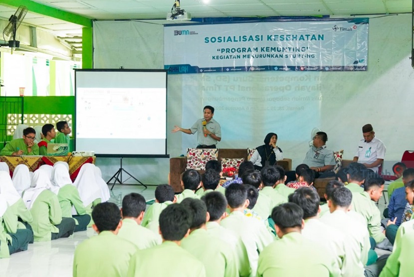 BUMN Holding Industri Pertambangan MIND ID turut berperan aktif dan berpartisipasi dalam program pencegahan stunting di Indonesia.