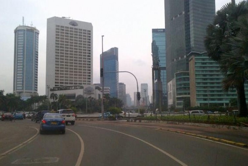 Bundaran HI-Thamrin, salah satu kawasan pusat Kota Jakarta