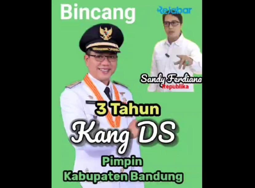 Bupati Bandung Dr H Dadang Supriatna MS.i siapkan skema pembangunan untuk menopang Indonesia Emas 2045.   