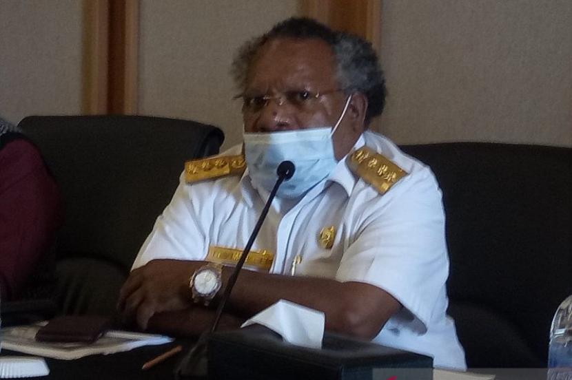 Bupati Mimika Eltinus Omaleng. Bupati Mimika ditangkap saat di hotel dan langsung dibawa ke Brimob Polda Papua. Ilustrasi.