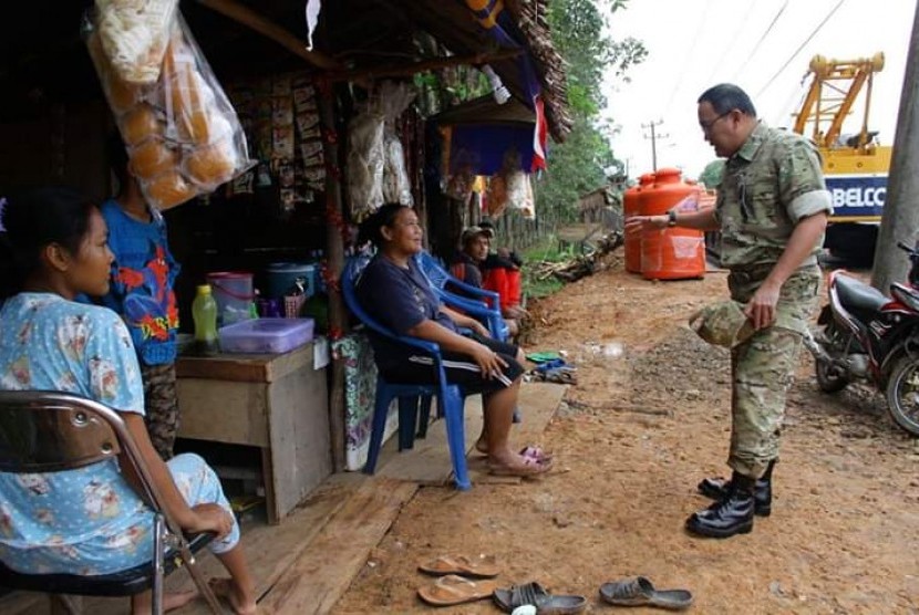 Bupati Muba Dodi Reza tengah menghimbau warganya untuk mengantisipasi bencana banjir dan longsor. 