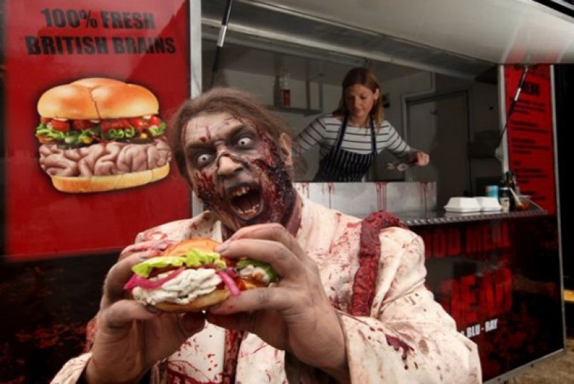 Burger zombie. 