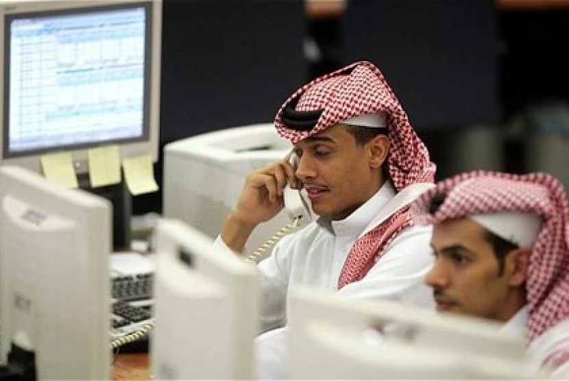 Bursa saham di Arab Saudi mengalami lonjakan.