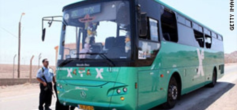 Bus Israel yang diklaim 'diserang' Palestina