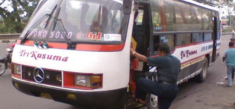 Bus jurusan purwokerto (ilustrasi)