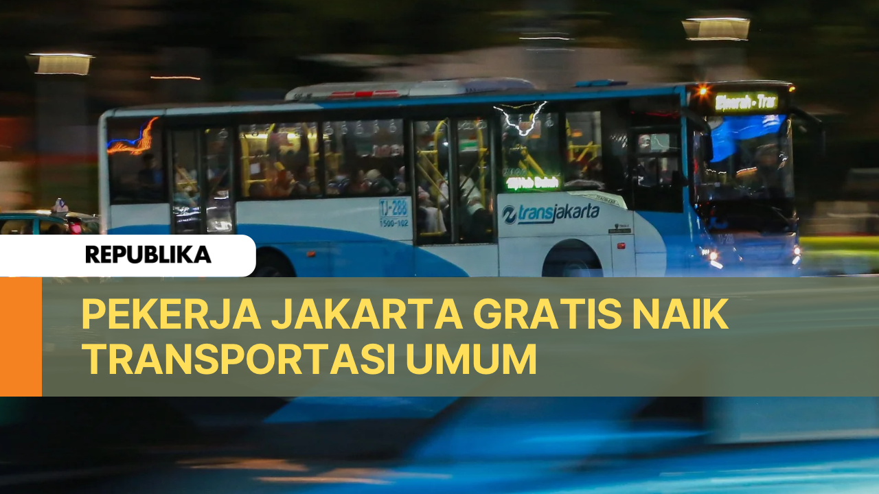 Pekerja Jakarta dengan Gaji Maksimal Rp6,2 Juta Gratis Naik Transportasi Umum