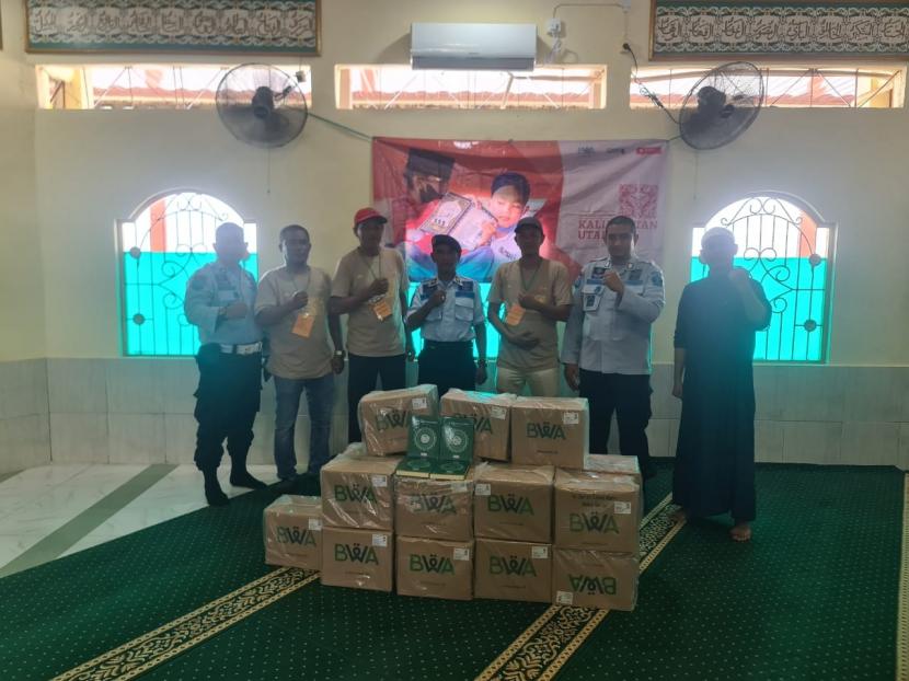 BWA mendistribusikan Alquran wakaf tahap pertama ke Kalimantan Utara (Kaltara) sebanyak 20.000 eksemplar.