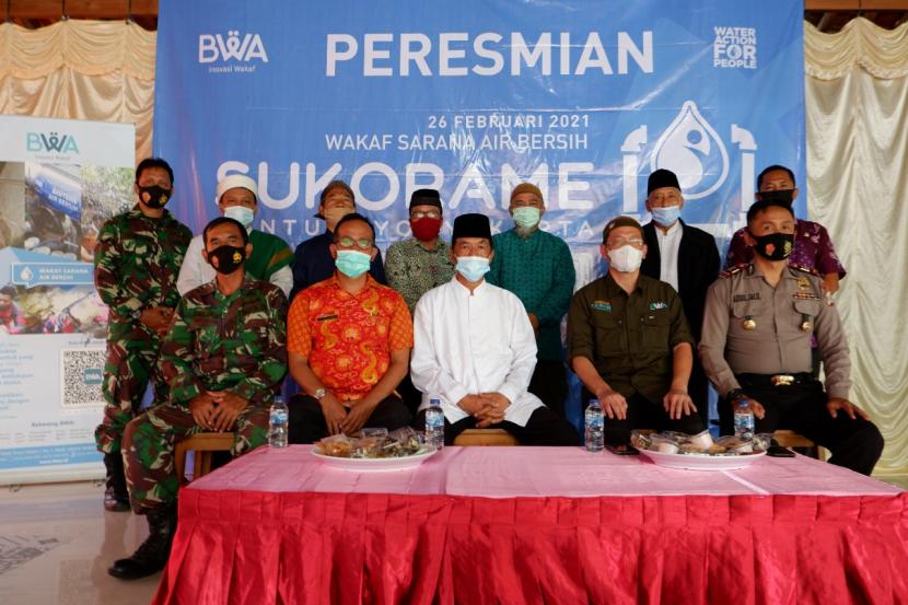 BWA Resmikan Wakaf Sarana Air Bersih Sukorame, DIY