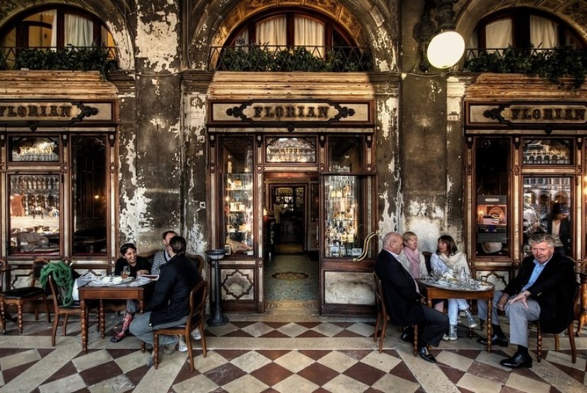 Caffe Florian, Venesia, Italia.