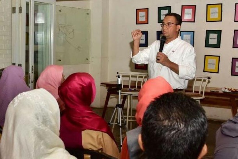 Cagub nomor urut tiga Anies Baswedan