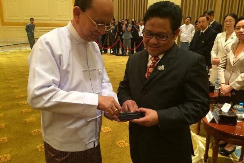 Cak Imin bersama Presiden Myanmar