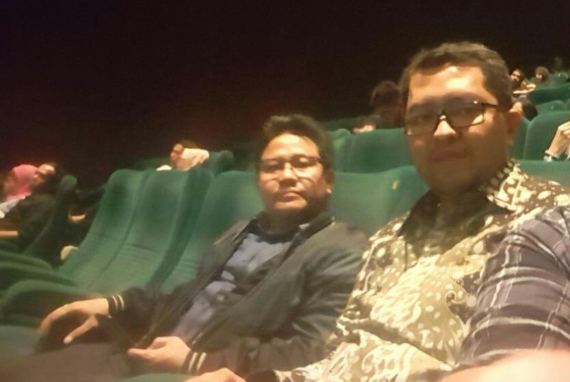 Cak Imin usai menyaksikan film Pengabdi Setan di Gandaria City, Rabu Kemarin.