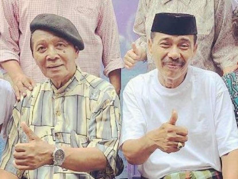 Cak Sapari dan Cak Kartolo anggota grup lawak Kartolo CS legenda ludruk Jawa Timur. 