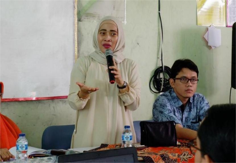 Caleg DPR RI terpilih dari PDIP di Dapil Banten I, Tia Rahmania. 