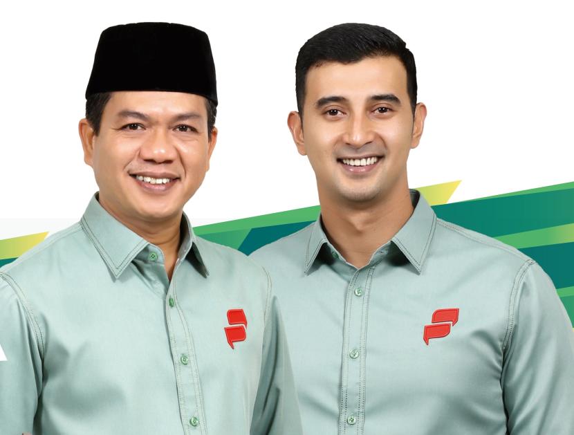 Calon Bupati Bandung dan Wakil Bupati Bandung nomor urut 2, Dr H Dadang Supriatna - Ali Syakieb. 