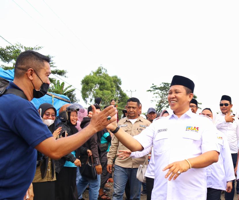 Calon Bupati Morowali Iksan Baharuddin Abdul Rauf.