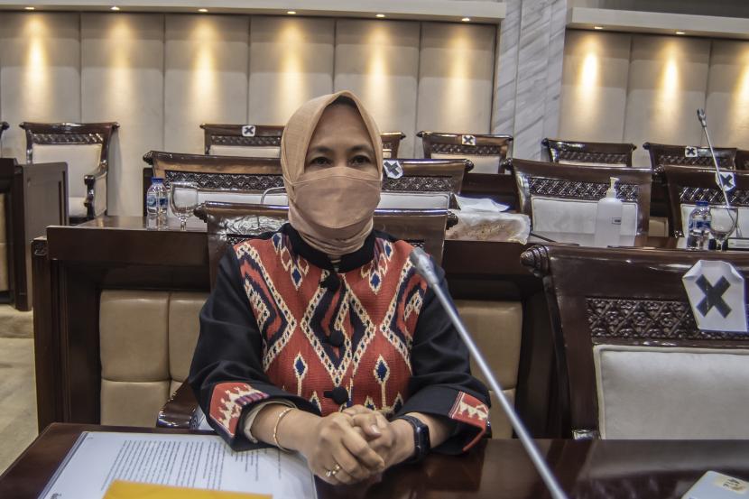 Deputi Gubernur BI Aida S Budiman. Bank Indonesia (BI) meluncurkan kembali layanan penukaran uang kas keliling di bulan Ramadhan setelah dua tahun libur karena pandemi Covid-19.
