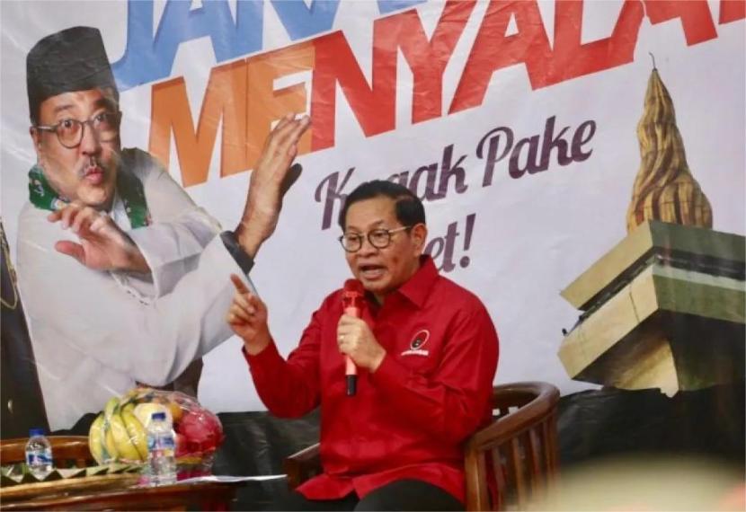 Calon gubernur (cagub) DKI Jakarta, Pramono Anung Wibowo.