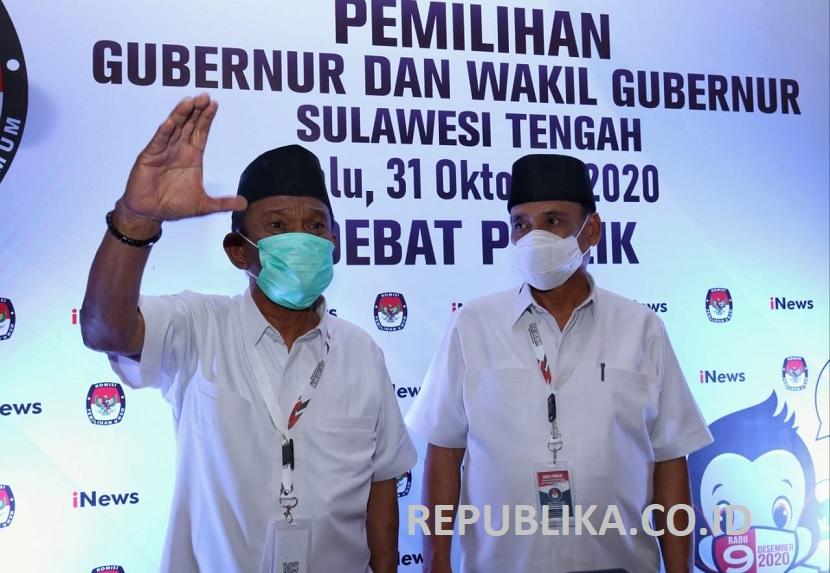 Gubernur dan Wakil Gubernur Sulawesi Tengah (Sulteng) Rusdy Mastura dan Ma