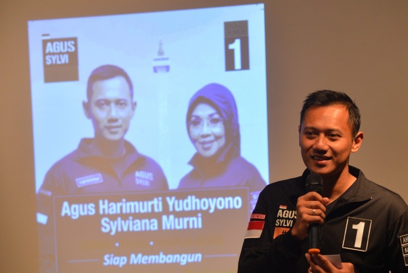 Calon Gubernur DKI Jakarta Agus Harimurti Yudhoyono.