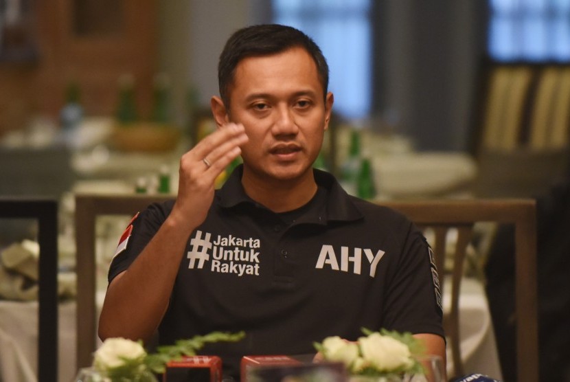Calon Gubernur DKI Jakarta Agus Harimurti Yudhoyono. 