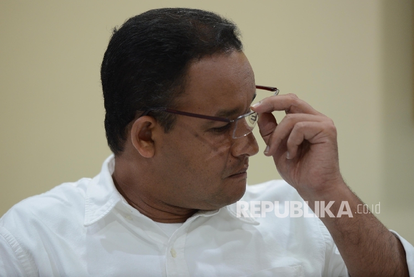 Calon Gubernur DKI Jakarta Anies Baswedan. 