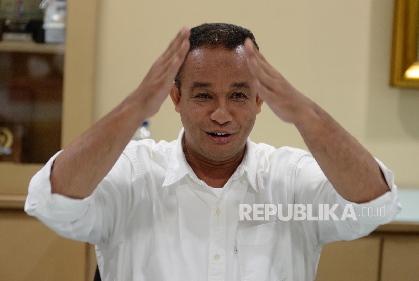 Calon gubernur DKI Jakarta Anies Baswedan.