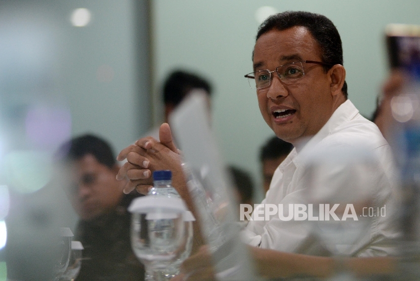 Calon Gubernur DKI Jakarta Anies Baswedan.