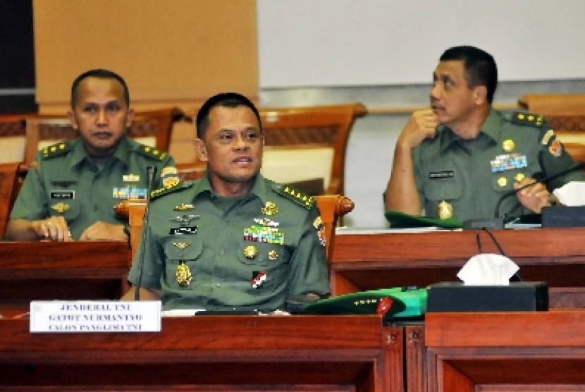 Calon Panglima TNI Jenderal Gatot Nurmantyo.