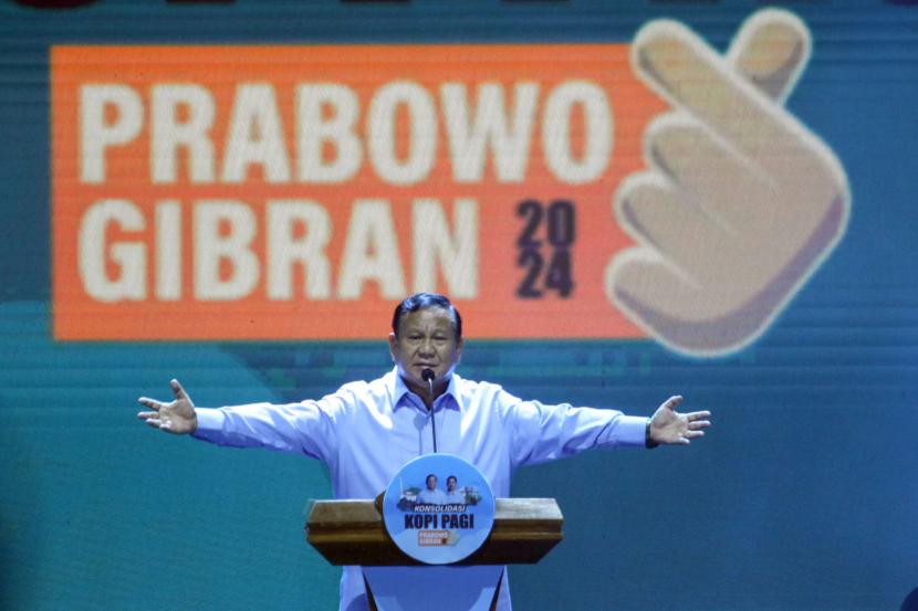 Calon presiden nomor urut 2 Prabowo Subianto. 