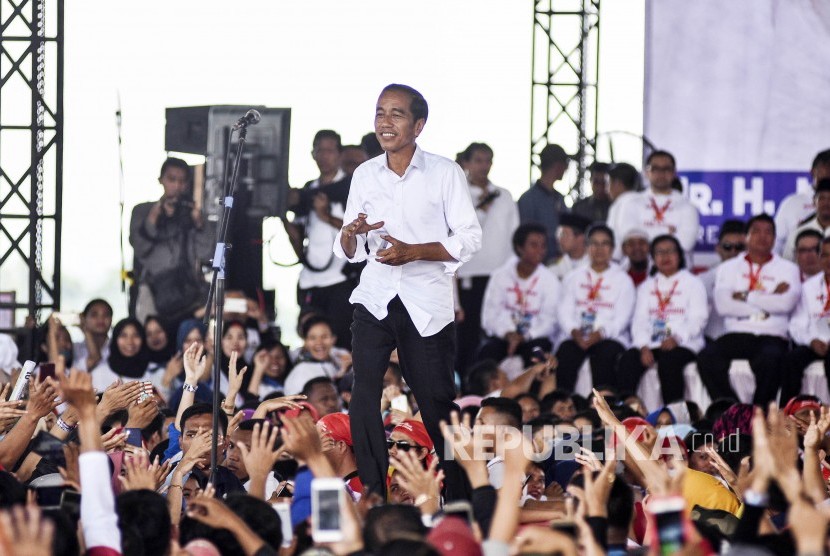 Calon Presiden petahana nomor urut 01 Joko Widodo