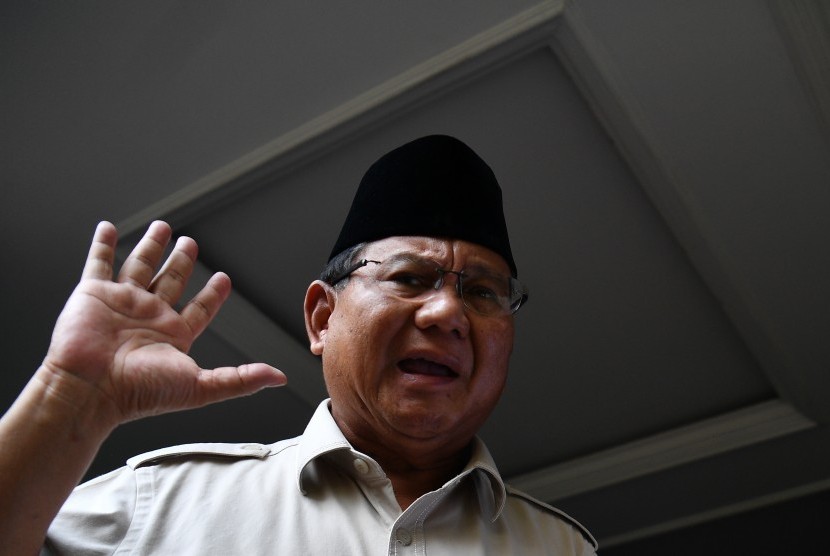 Calon Presiden Prabowo Subianto.