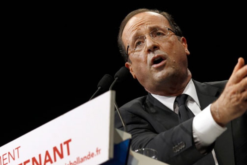 Calon Presiden Prancis, Francois Hollande.