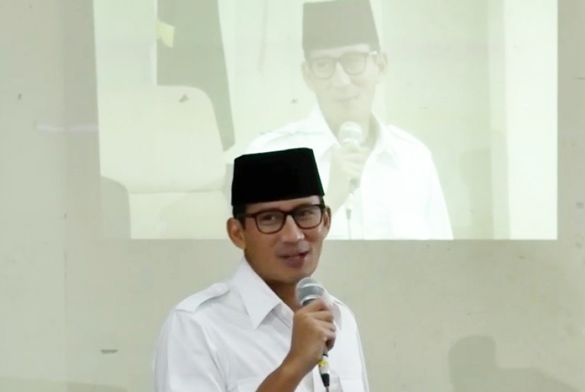 Wakil Gubernur terpilih DKI Jakarta Sandiaga Uno