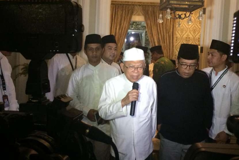 Calon wakil presiden (cawapres) Ma'ruf Amin.