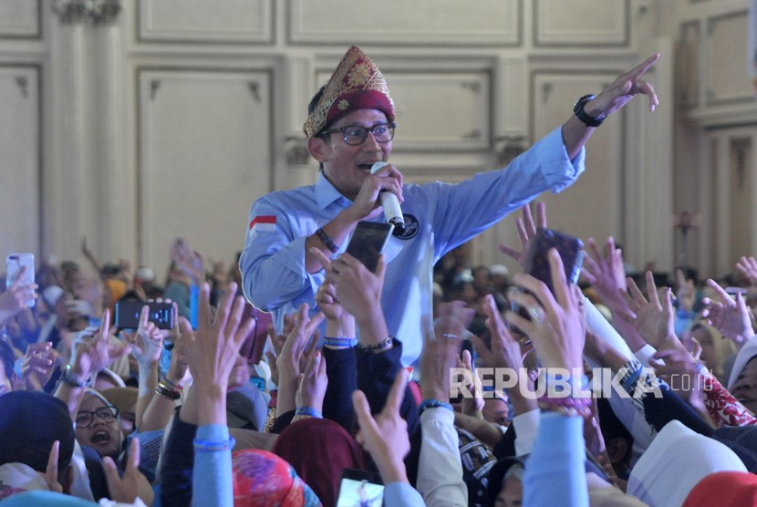 Calon Wakil Presiden (Cawapres) nomer urut 02 Sandiaga Uno 