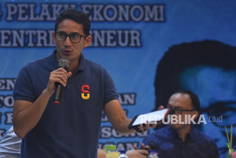 Calon Wakil Presiden nomor urut 02 Sandiaga Salahuddin Uno