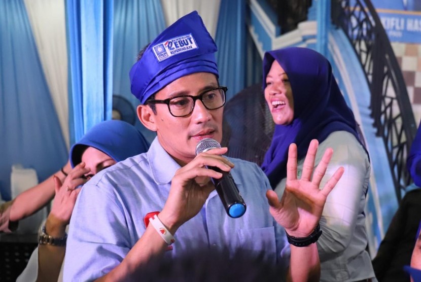 Calon wakil presiden, Sandiaga Uno