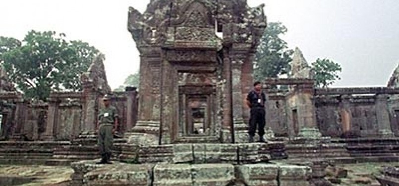 Candi Preah Vihear yang jadi ladang sengketa Kamboja dan Thailand.