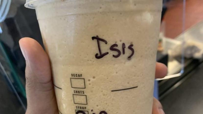 Cangkir bertuliskan ISIS di kedai kopi Minnesota Amerika Serikat menuai kecaman.