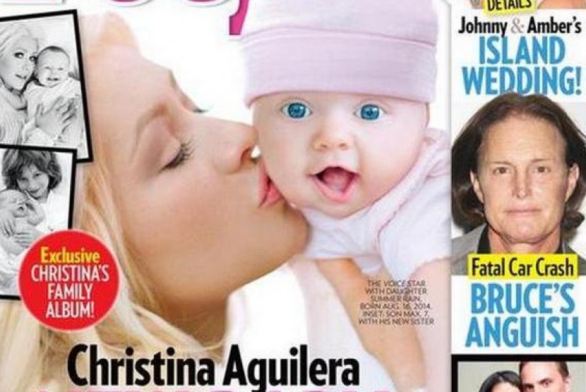 Cantik nan Menggemaskan Bayi Perempuan Christina Aguilera