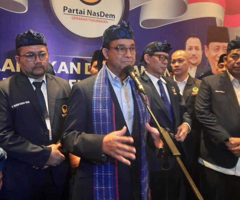 Capres Koalisi Perubahan, Anies Rasyid Baswedan di acara 