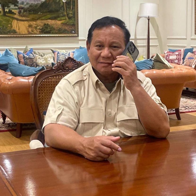 Capres Prabowo Subianto mendapat ucapan selamat atas hasil Pilpres 2024.