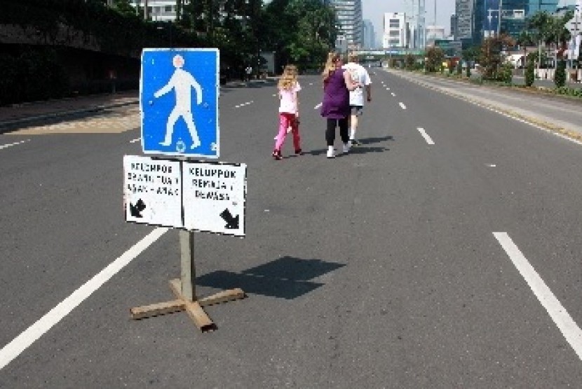 Car Free Day (ilustrasi). Pemkot Tangerang kembali menggelar car free day di 13 titik lokasi akhir pekan ini.