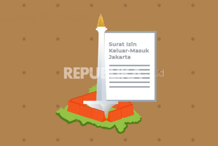 Surat izin keluar masuk Jakarta/ilustrasi