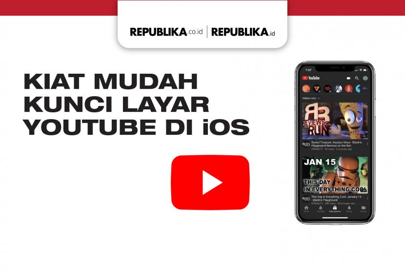 Cara mudah kunci layar Youtube di iOS. 