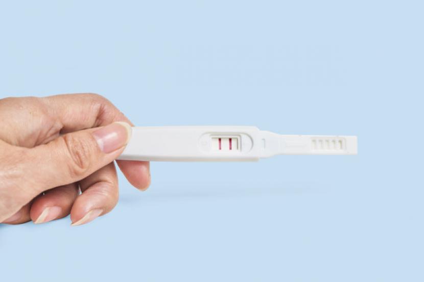Alat tes kehamilan (ilustrasi). Pakar membagikan sembilan cara agar perempuan cepat hamil.