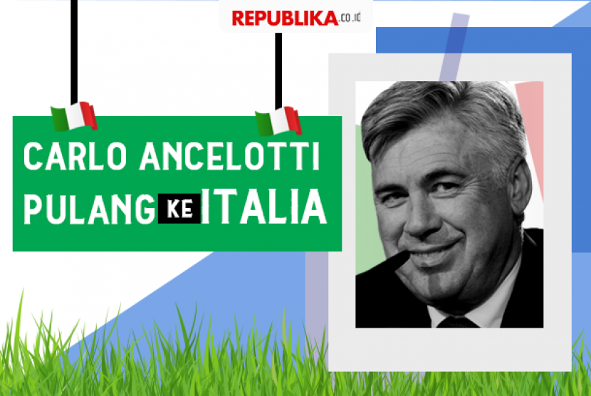 Carlo Ancelotti akhirnya pulang ke Italia untuk melatih Napoli