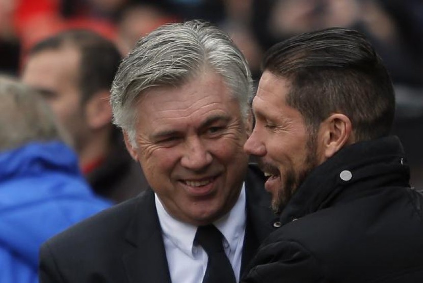 carlo ancelotti dan diego simeone