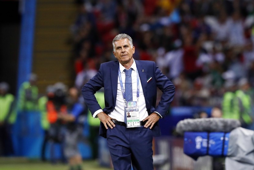 Pelatih timnas Mesir Carlos Queiroz. Queiroz tidak ingin langsung menyerah hanya karena timnya kalah di partai pembuka Piala Afrika 2021.